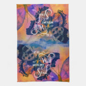 Schmetterlinge Es ist gut Geschirrtuch (Vertikal)