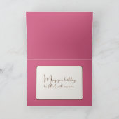 Schmetterlinge explodieren aus dem offenen Buch Karte (Innenseite)