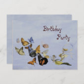 Schmetterlinge & Fairies ~ Postkarte / Einladungen (Vorne/Hinten)