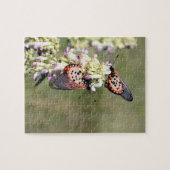 Schmetterlinge fangen auf dem "Amajuba-Berg" ein Puzzle (Horizontal)