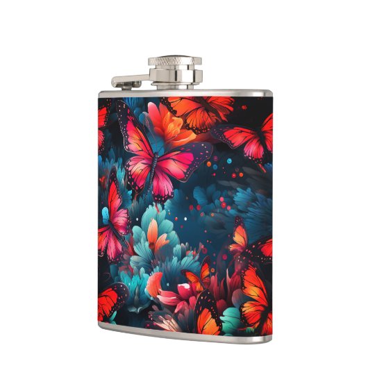 Schmetterlinge Flachmann (Links)