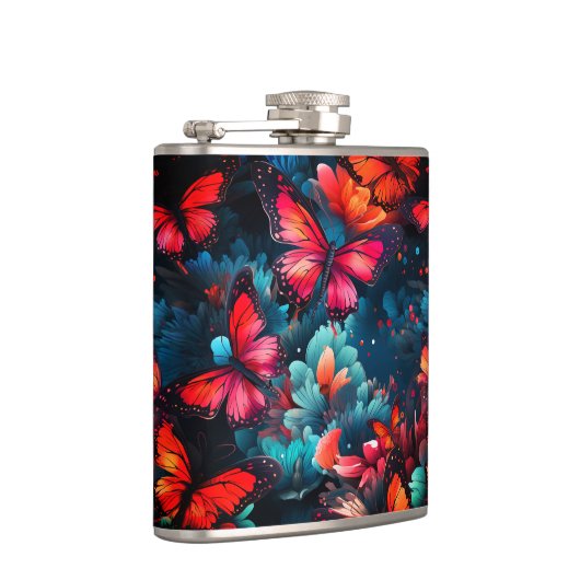 Schmetterlinge Flachmann (Rechts)