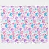 Schmetterlinge Fleecedecke (Vorderseite (Horizontal))