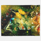 Schmetterlinge Fleecedecke (Vorderseite (Horizontal))