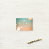 Schmetterlinge fliegen zur Sonne Post-it Klebezettel (Auf Schreibtisch)