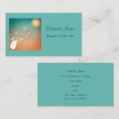 Schmetterlinge fliegen zur Sonne Visitenkarte (Vorne/Hinten)