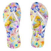 Schmetterlinge Flip Flops Spring Joy Badesandalen (Fußbett)