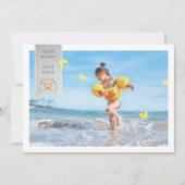 Schmetterlinge Foto Weihnachtskarte Einladung (Vorderseite)