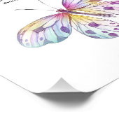 Schmetterlinge Fotodruck (Ecke)