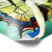 Schmetterlinge Fotodruck (Ecke)