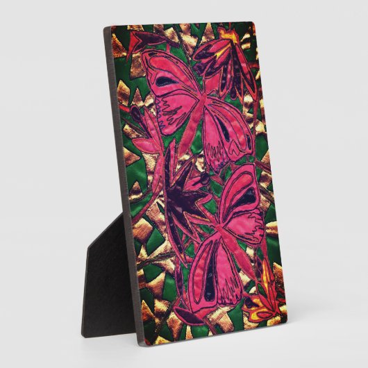 Schmetterlinge Fotoplatte (Seite)