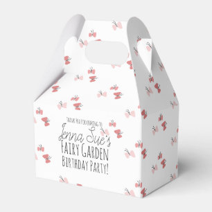 Schmetterlinge Garten Geburtstag Pink Geschenkschachtel