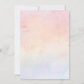 Schmetterlinge Garten Twin Taufe & 1. Geburtstag Einladung (Rückseite)