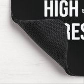 Schmetterlinge geben bedeutet hohen Blutdruck Mousepad (Ecke)