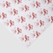 Schmetterlinge Geburtstag Pink Rot Seidenpapier (Ausschnitt)