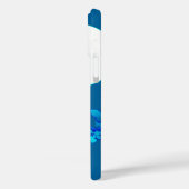 Schmetterlinge gegen blauen Nachthimmel, Mondlands Case-Mate iPhone Hülle (Rückseite / Links)