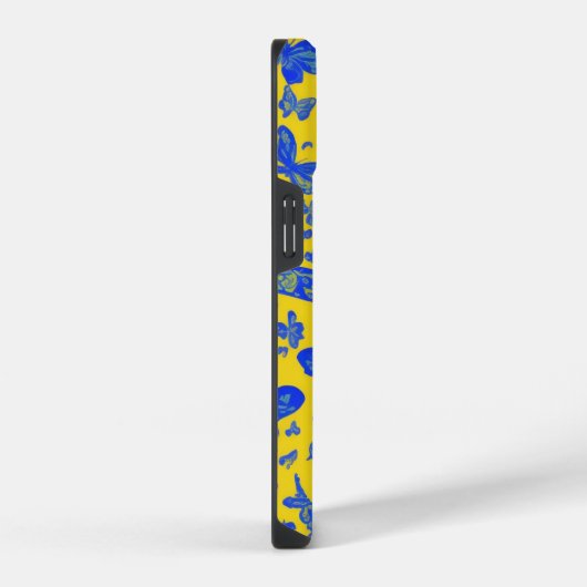 Schmetterlinge, gelb iPhone hülle (Rechte Seite)