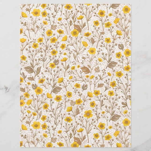 Schmetterlinge, gelb und braun (Vorderseite)