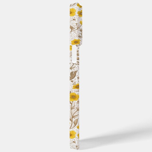 Schmetterlinge, gelb und braun Case-Mate iPhone hülle (Rückseite / Rechts)