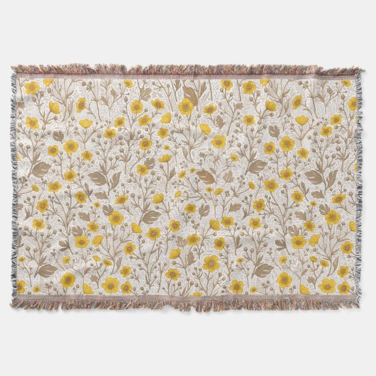 Schmetterlinge, gelb und braun decke (Vorderseite)