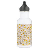 Schmetterlinge, gelb und braun edelstahlflasche (Rechts)