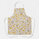 Schmetterlinge, gelb und braun schürze (Vorderseite)