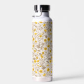 Schmetterlinge, gelb und braun trinkflasche (Rechts)