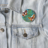 Schmetterlinge gemischte Medienkollage Button (Beispiel)