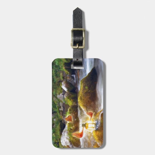 Schmetterlinge Gepäckanhänger (Vorderseite vertikal)