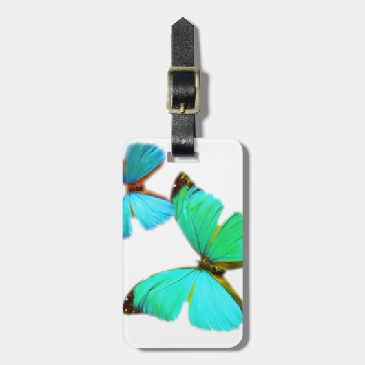 Schmetterlinge! Gepäckanhänger (Vorderseite vertikal)