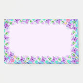 Schmetterlinge Gerahmte Sticky Notes Post-it Klebezettel (Vorderseite)