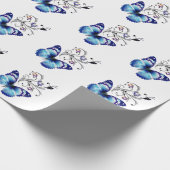 Schmetterlinge Geschenkpapier (Ecke)