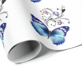 Schmetterlinge Geschenkpapier (Rolleneckpunkt)
