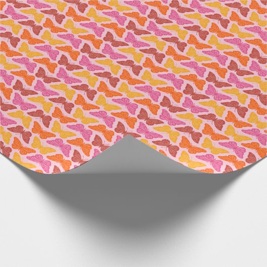 Schmetterlinge Geschenkpapier (Ecke)
