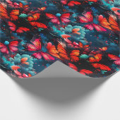 Schmetterlinge Geschenkpapier (Ecke)