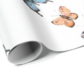 Schmetterlinge Geschenkpapier (Rolleneckpunkt)