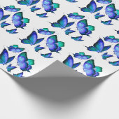 Schmetterlinge Geschenkpapier (Ecke)