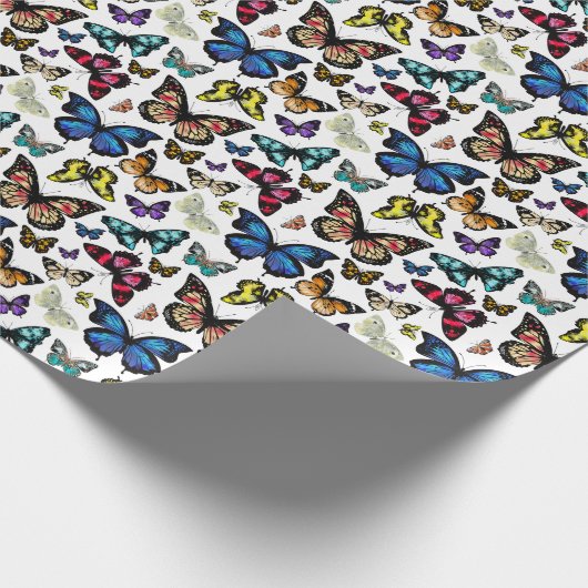 Schmetterlinge Geschenkpapier (Ecke)