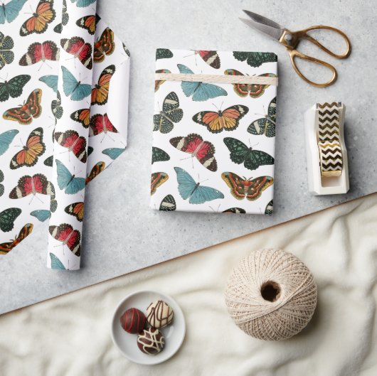 Schmetterlinge Geschenkpapier (Kunsthandwerk)