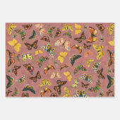 Schmetterlinge Geschenkpapier Set (Vorderseite 3)