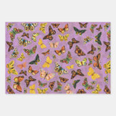 Schmetterlinge Geschenkpapier Set (Vorderseite 2)