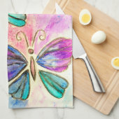 Schmetterlinge - geschirrtuch (Viertel Falte)