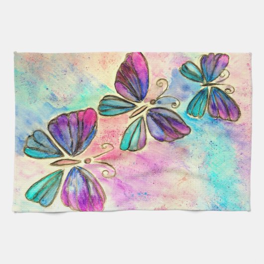 Schmetterlinge - geschirrtuch (Horizontal)
