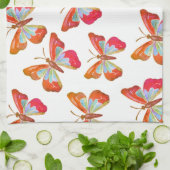 Schmetterlinge Geschirrtuch (Gefaltet)