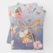 Schmetterlinge Gnome & Flügelgarten Lila Geschenkpapier Set (Beispiel)