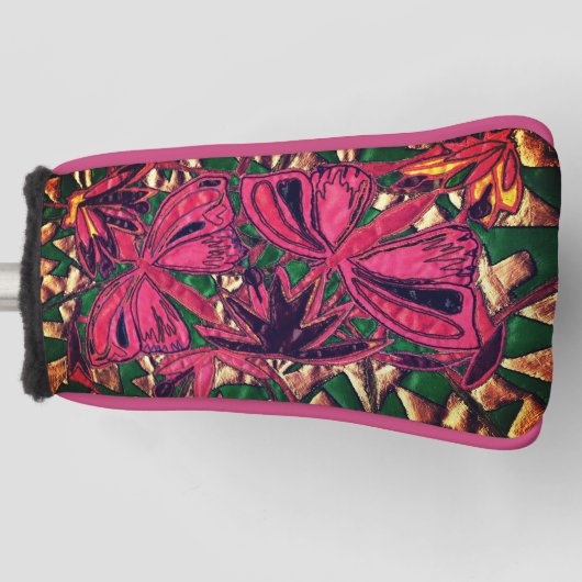 Schmetterlinge Golf Headcover (Vorderseite)