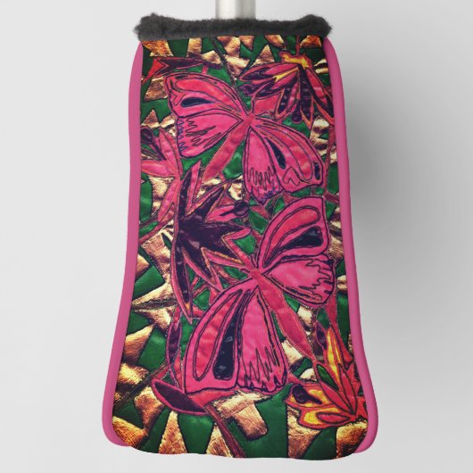 Schmetterlinge Golf Headcover (Rotieren 90)