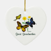 Schmetterlinge groß - Großmutter Keramikornament (Hinten)