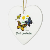 Schmetterlinge groß - Großmutter Keramikornament (Links)