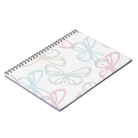 Schmetterlinge (große Größe) Notizblock (Linke Seite)